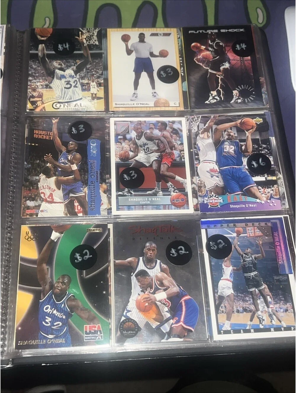 Huge Lot Of Shaquille O'Neal Basketball Cards Rookies Magic Lakers College